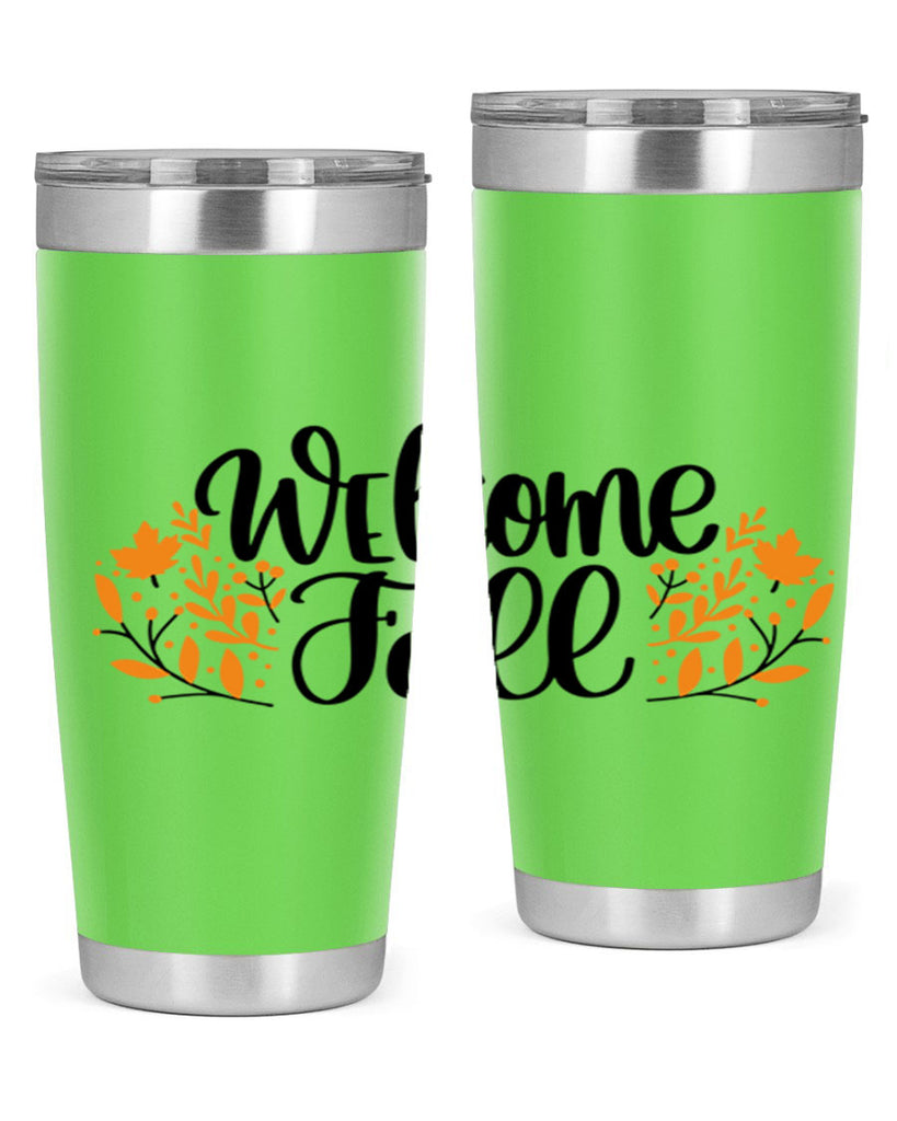 Welcome Fall 515#- fall- Tumbler