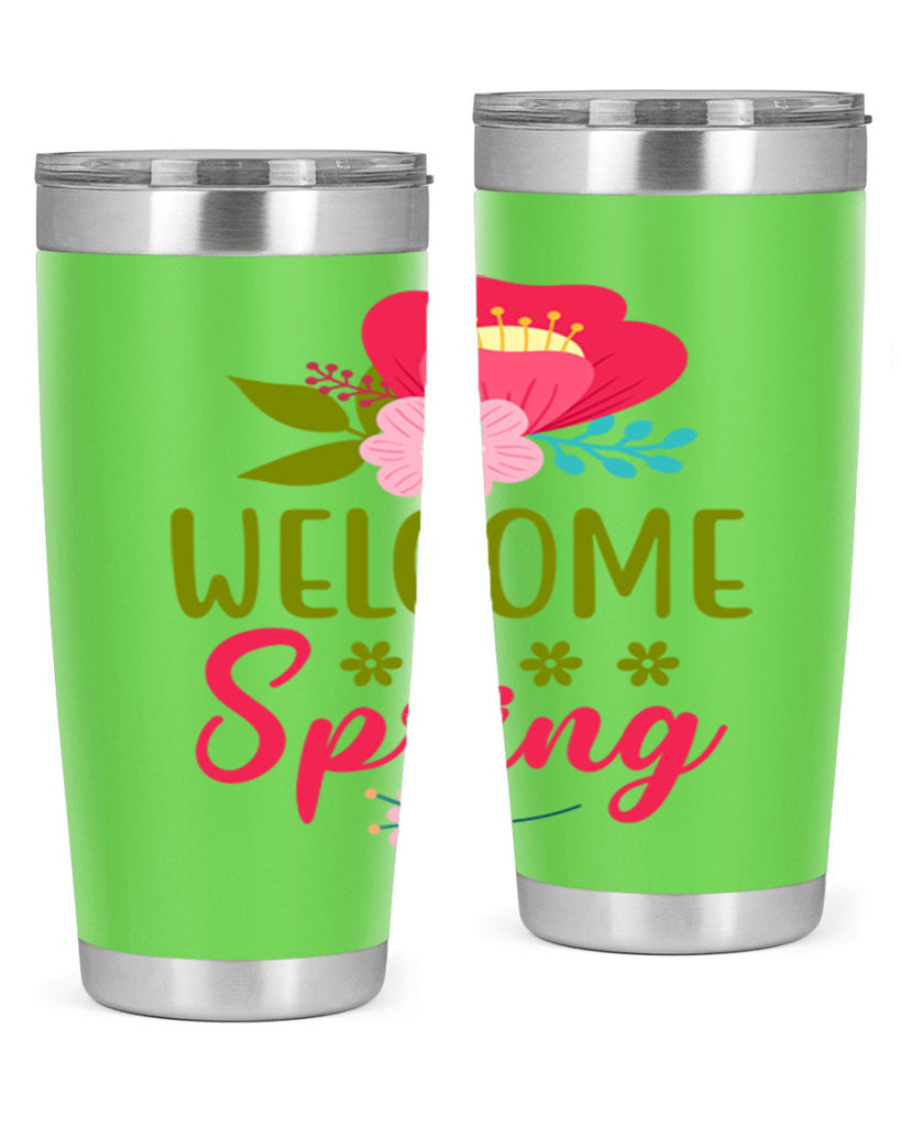Welcome Spring 582#- spring- Tumbler