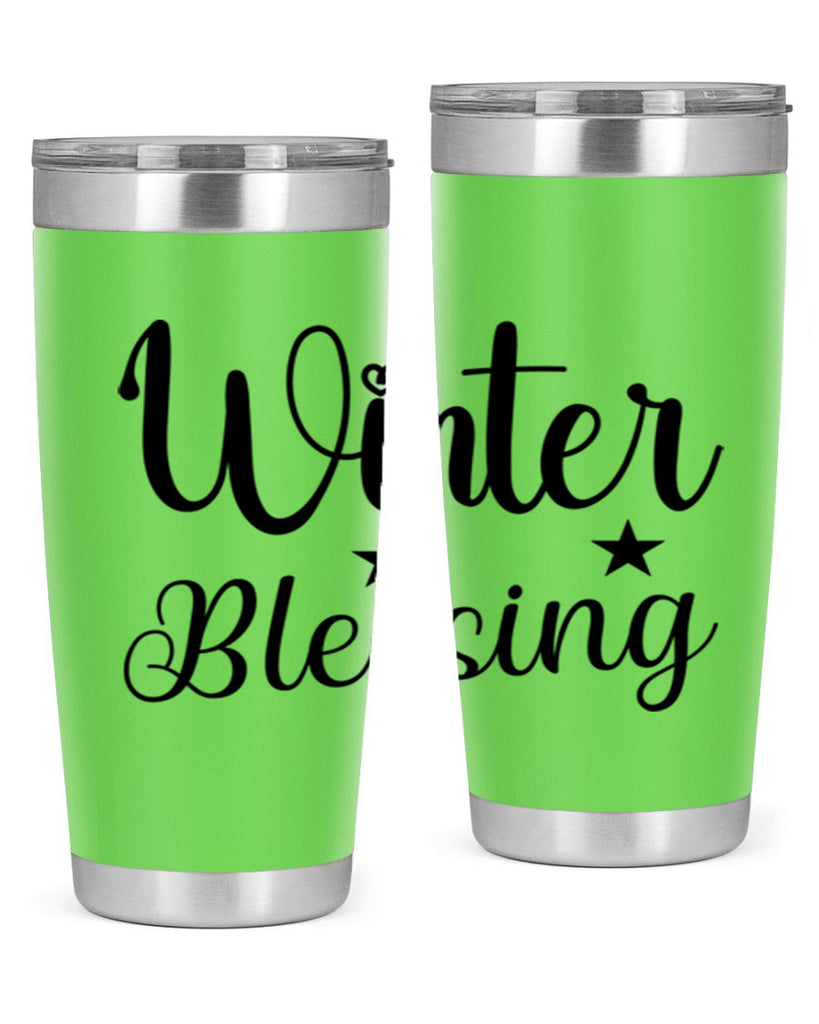 Winter Blessing 484#- winter- Tumbler