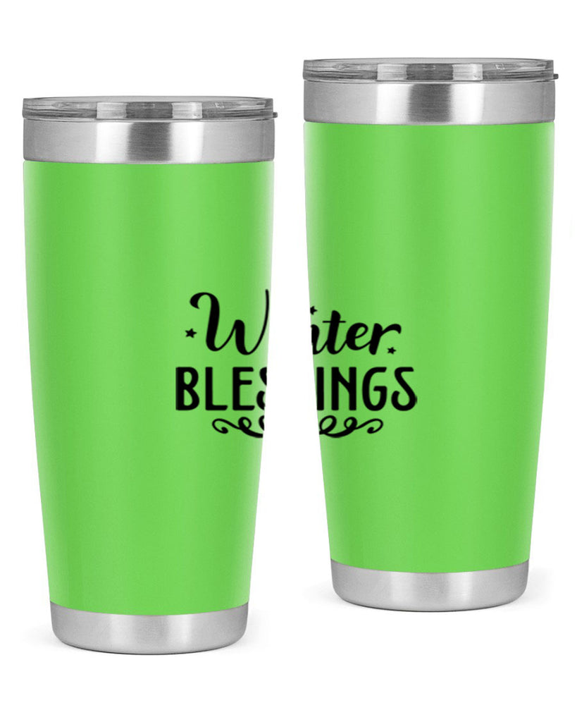 Winter Blessings 490#- winter- Tumbler