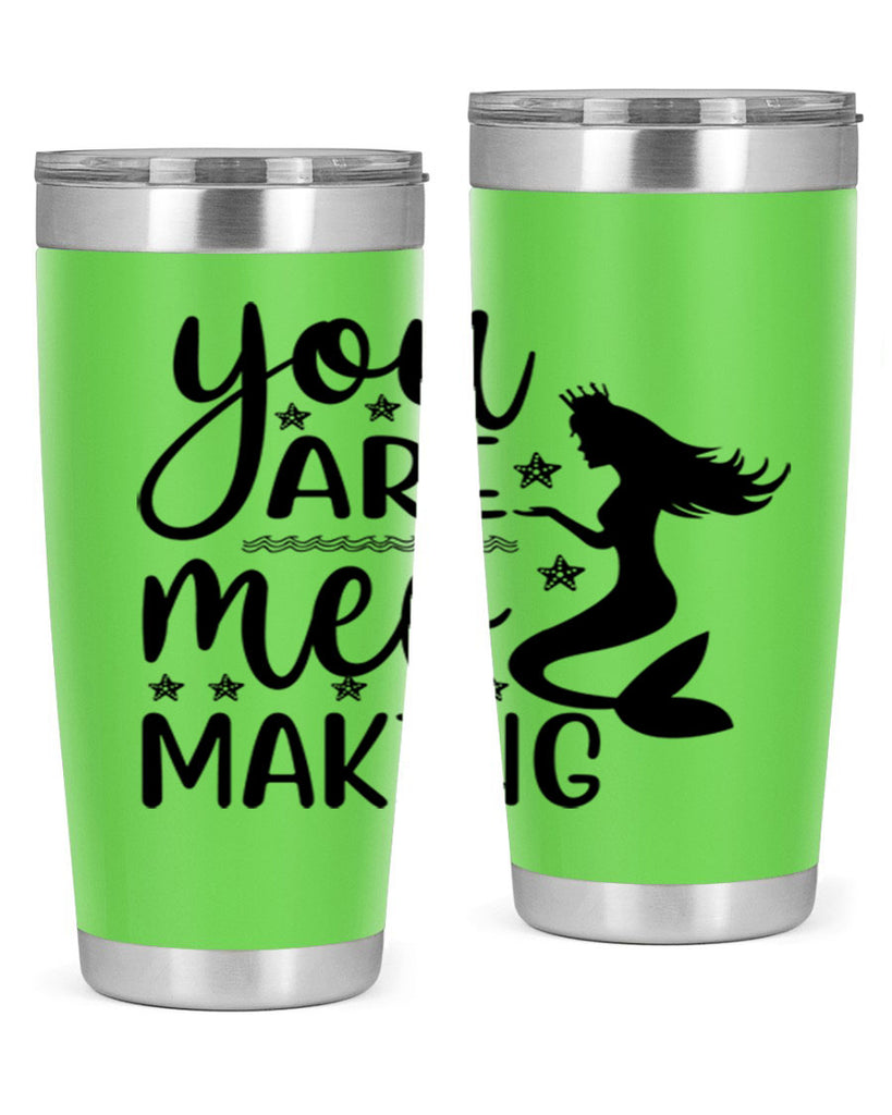 You are mer making 684#- mermaid- Tumbler