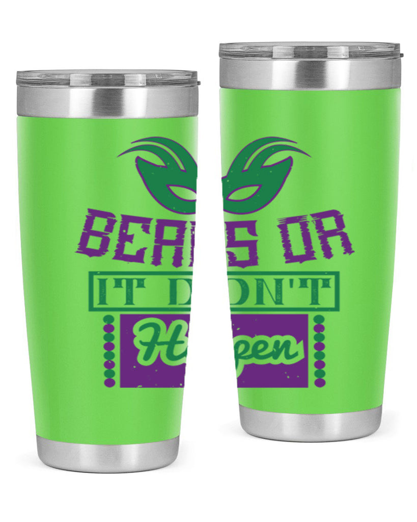 beads or it didnt happen 27#- mardi gras- Tumbler
