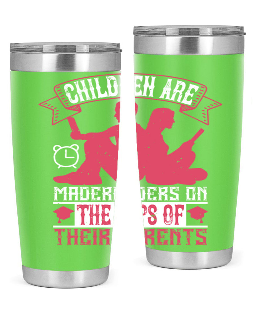 children are made readers on the laps of their parents 73#- reading- Tumbler