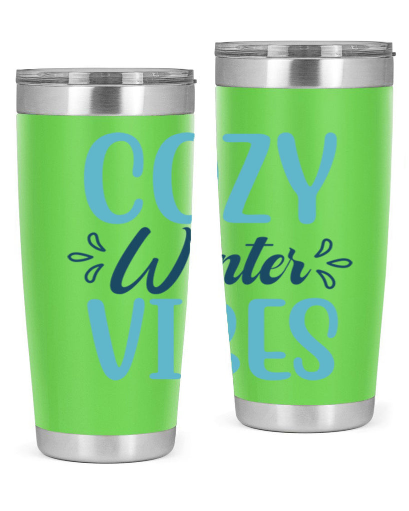 cozy winter vibes 65#- winter- Tumbler