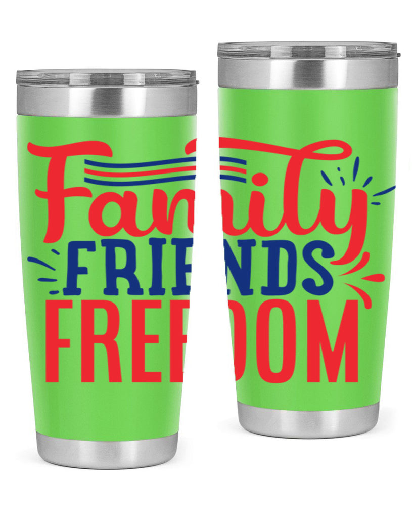family friends freedom Style 48#- Fourt Of July- Tumbler