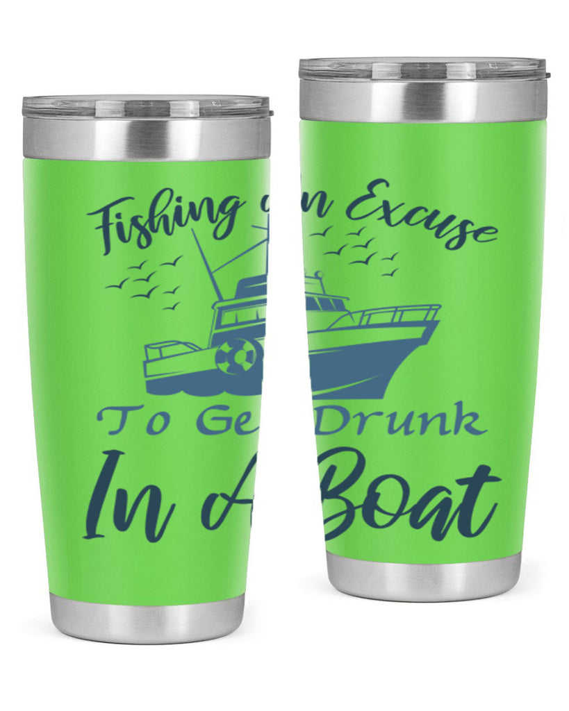 fishing an excuse 152#- fishing- Tumbler