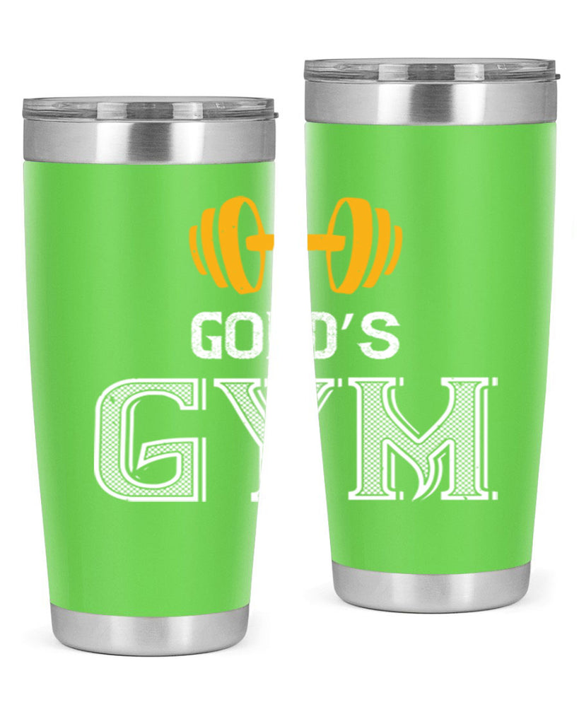gold gym 101#- gym- Tumbler