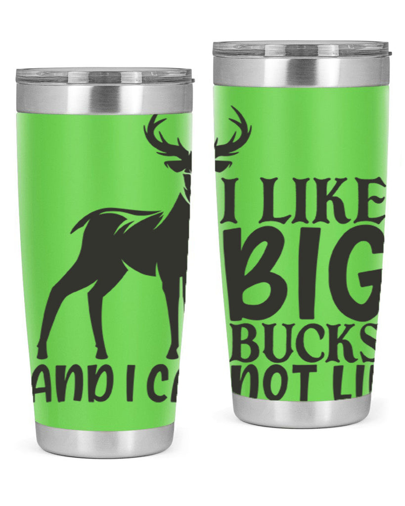 i like big bucks and i cannot lie 8#- hunting- Tumbler