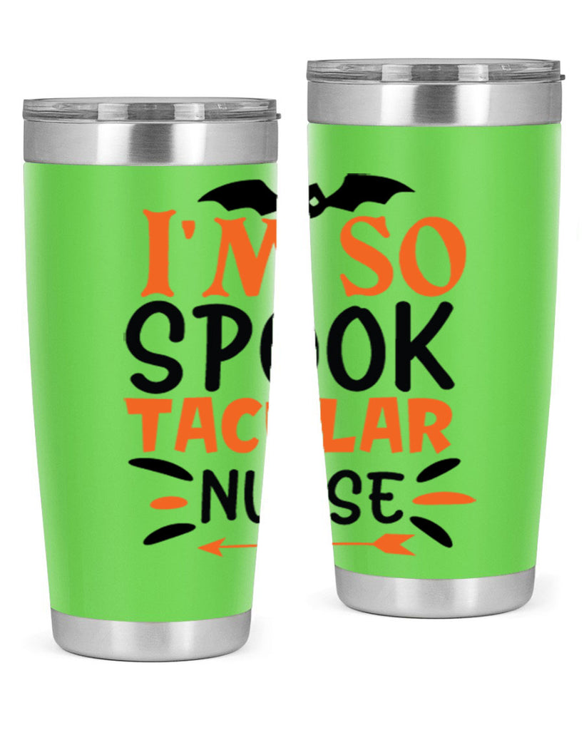 im so spooktacular nurse 111#- halloween- Tumbler