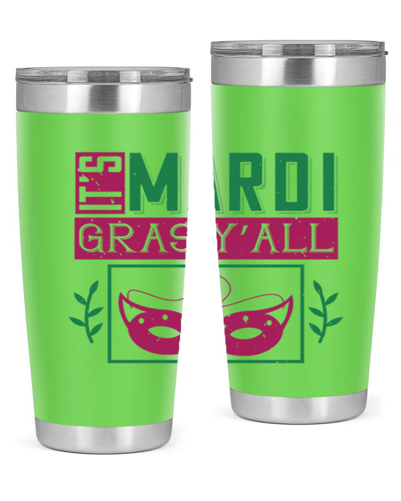 it’s mardi gras y’all 60#- mardi gras- Tumbler