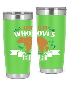 just a girl who loves bear 19#- Bears- Tumbler