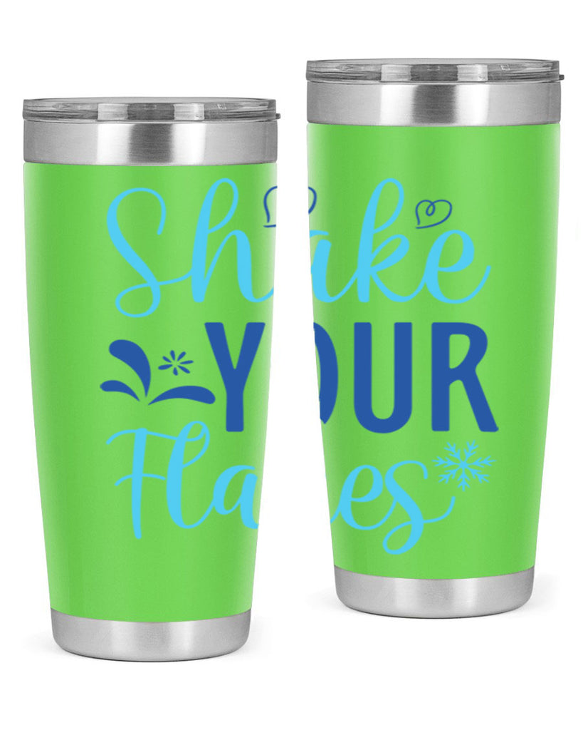 shake your flakes 359#- winter- Tumbler