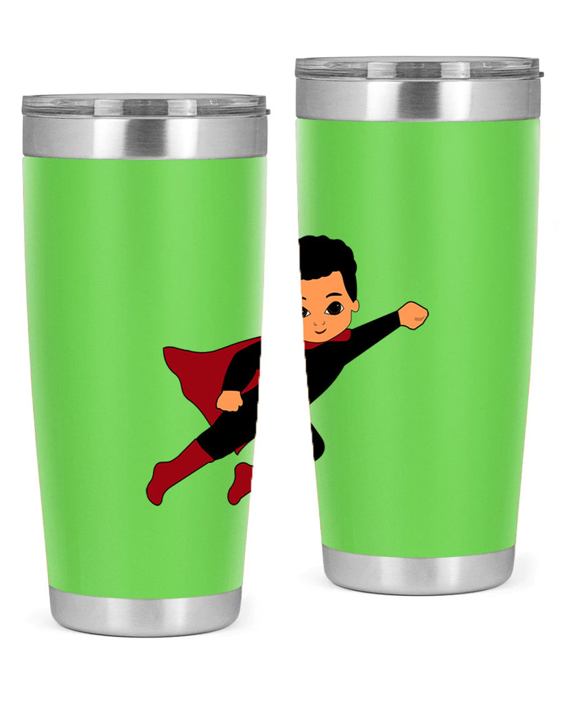 super kid 9#- black men - boys- tumbler
