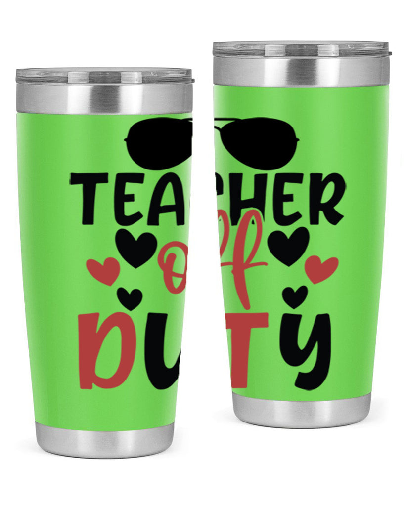 teacher off duty Style 205#- teacher- tumbler