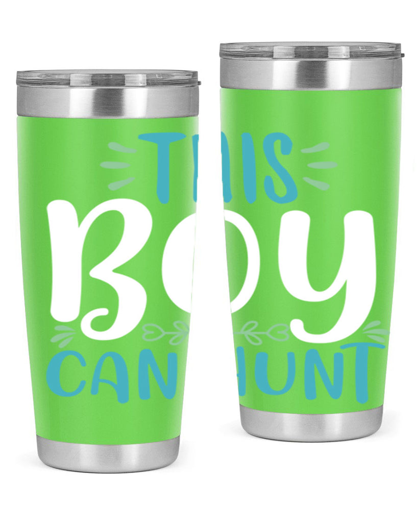 this boy can huntt 1#- easter- Tumbler