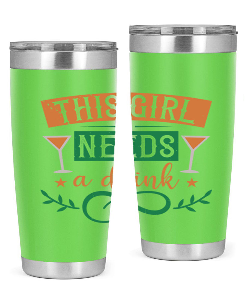 this girl needs a drink 36#- mardi gras- Tumbler