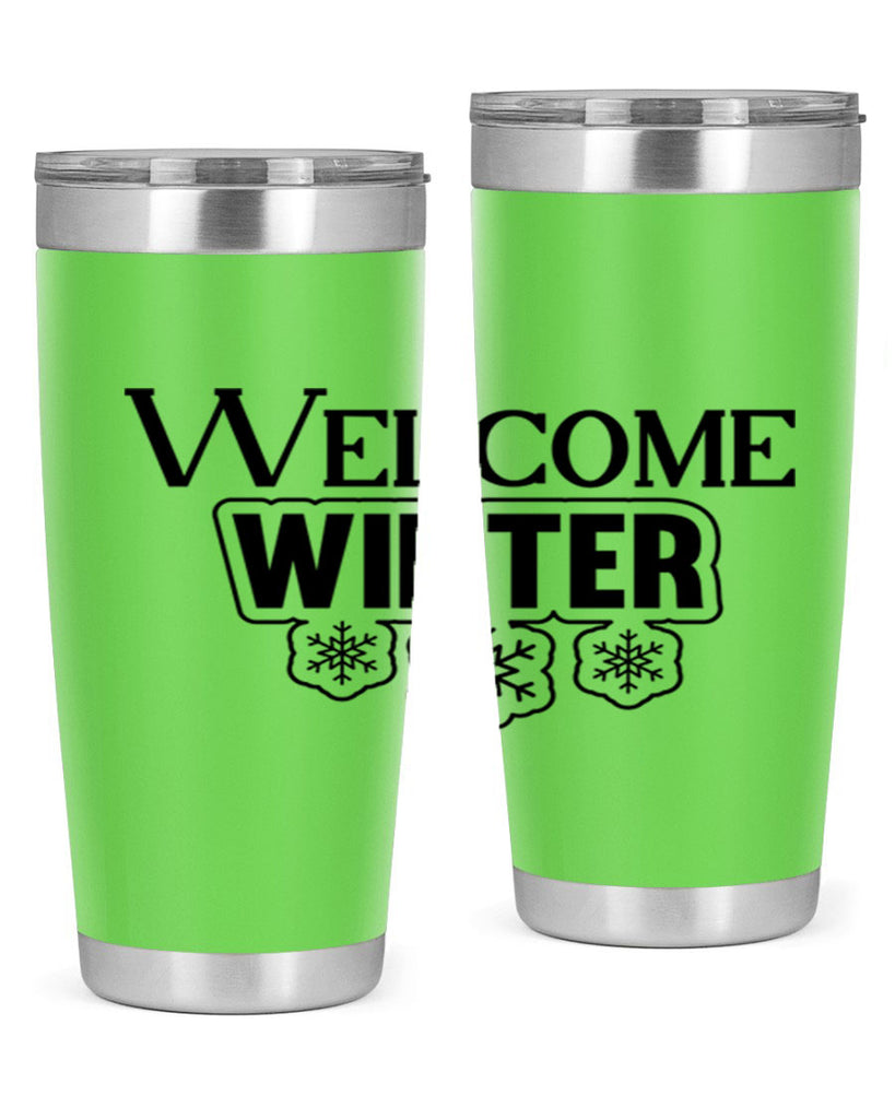 welcome winter 474#- winter- Tumbler