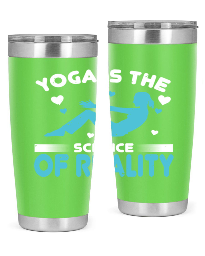 yoga is the science of reality 16#- yoga- Tumbler