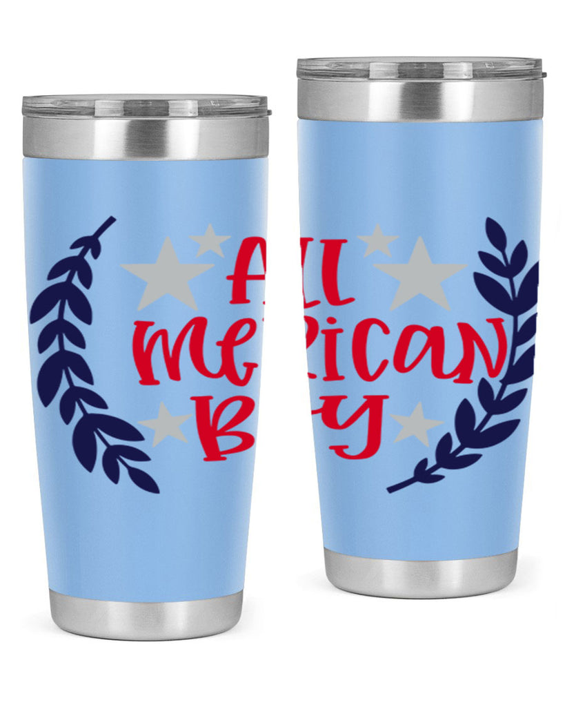 All Merican Boy Style 143#- Fourt Of July- Tumbler