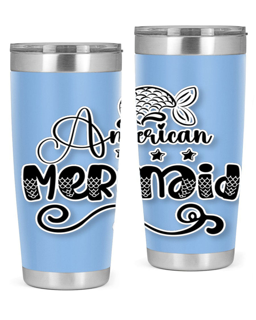 American Mermaid 15#- mermaid- Tumbler