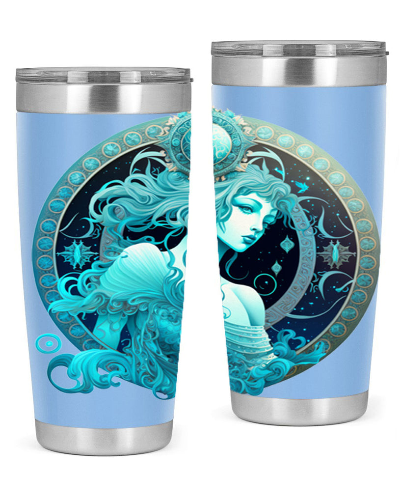 Aquarius 63#- zodiac- Tumbler