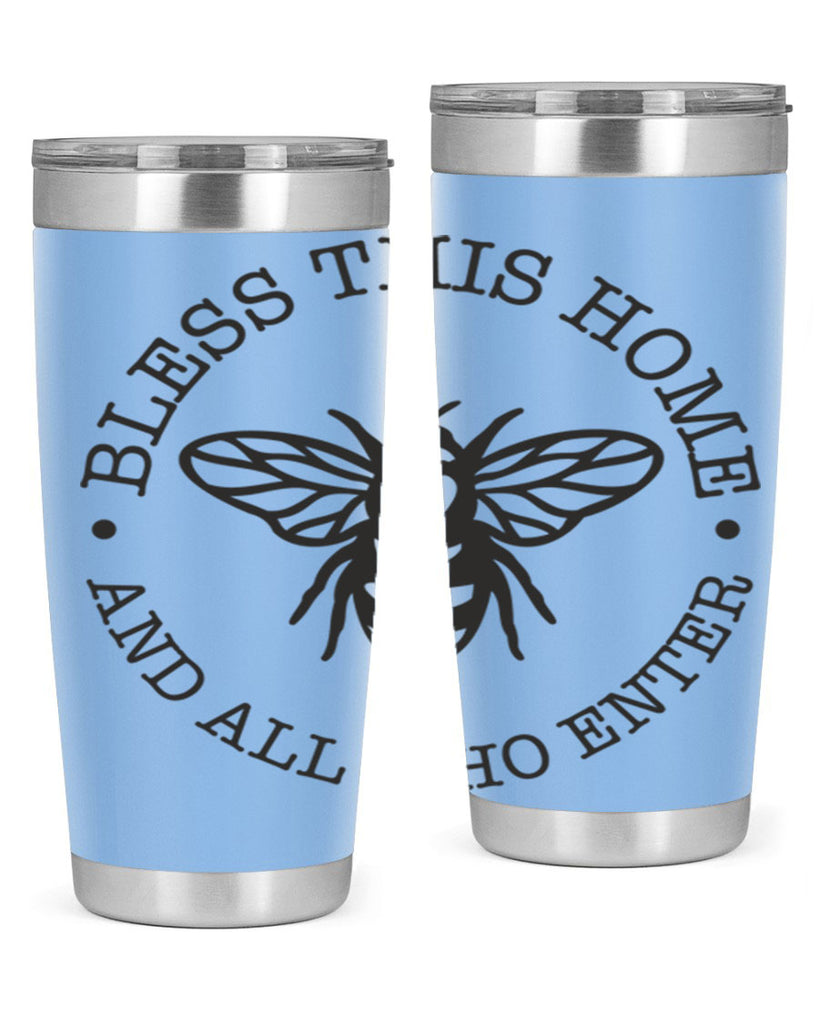 Bless this Home Bee59#- spring- Tumbler