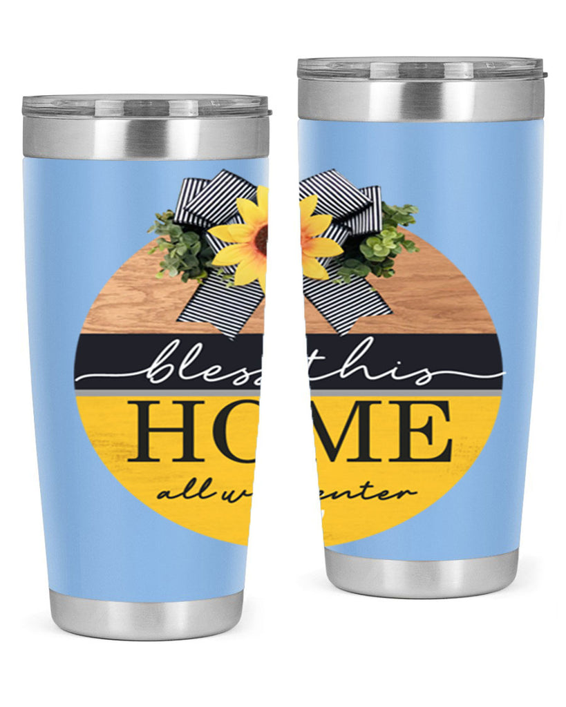Bless this Home and all Mockup56#- spring- Tumbler