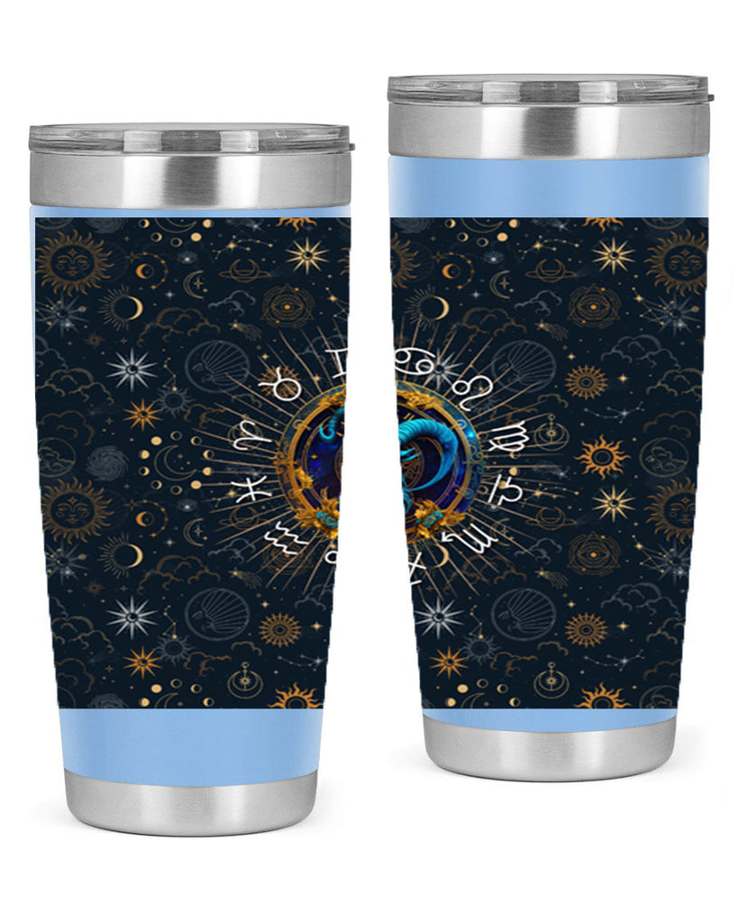 Capricorn Straight 184#- zodiac- Tumbler
