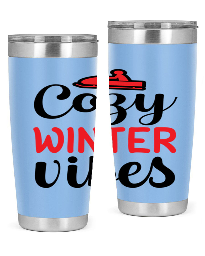Cozy winter vibes 68#- winter- Tumbler