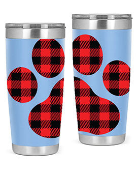 Dog Paw Style 94#- dog- Tumbler