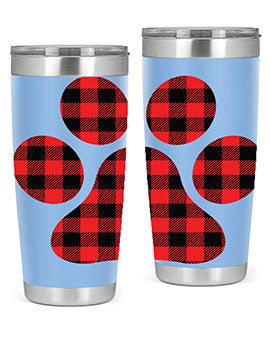 Dog Paw Style 95#- dog- Tumbler