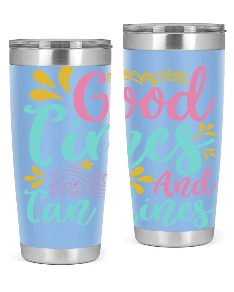 GOOD TIMES AND TAN LINES Style 65#- summer- Tumbler