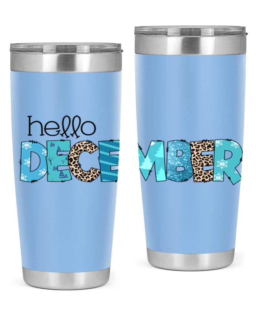 Hello December 187#- winter- Tumbler