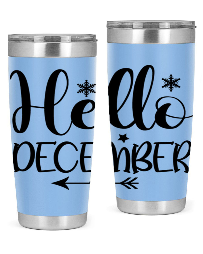 Hello December161#- winter- Tumbler