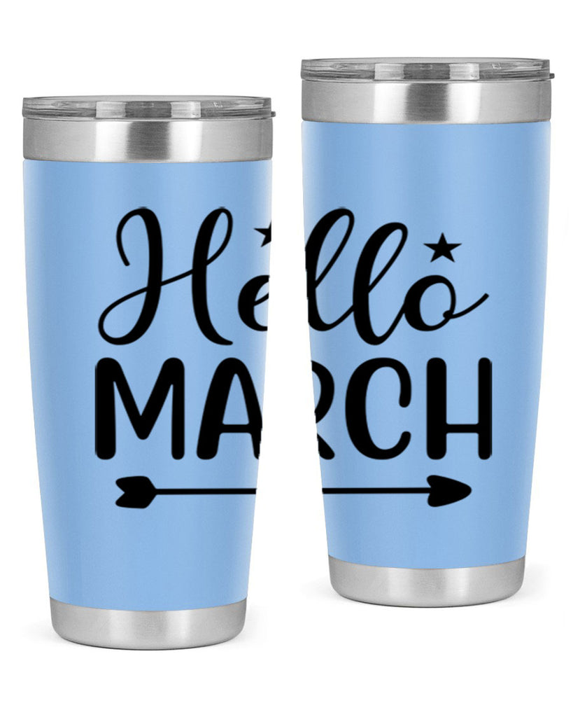Hello March 184#- spring- Tumbler