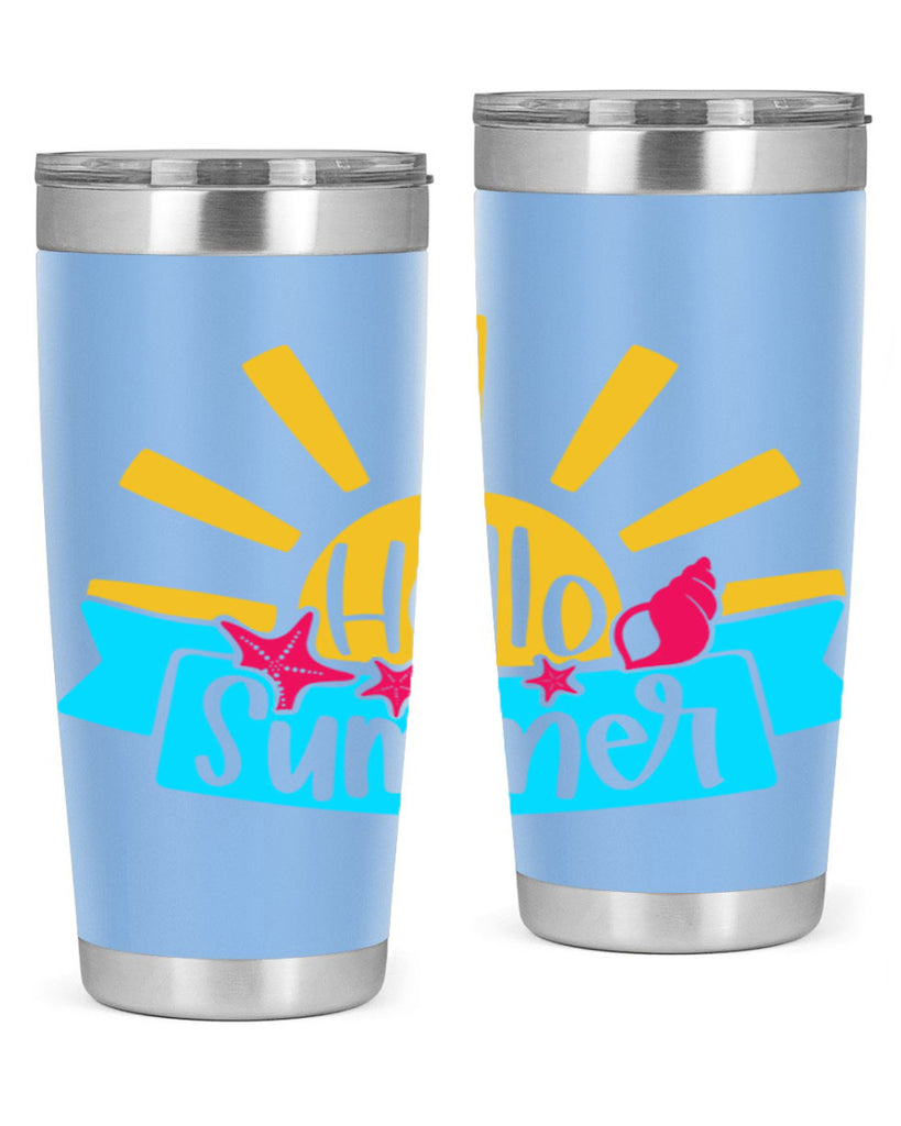 Hello Summer Style 38#- summer- Tumbler