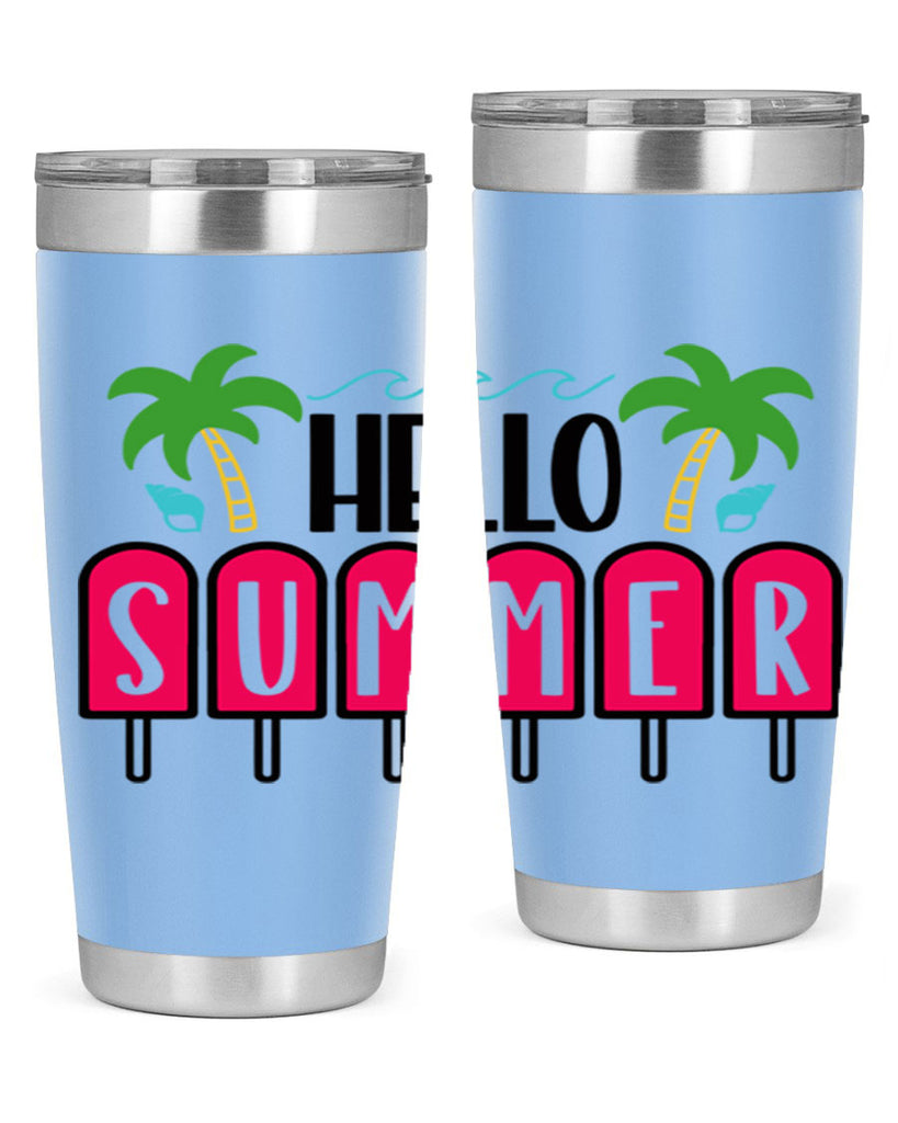Hello Summer Style 39#- summer- Tumbler