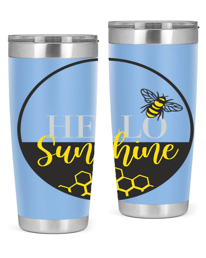 Hello Sunshine and bee216#- spring- Tumbler