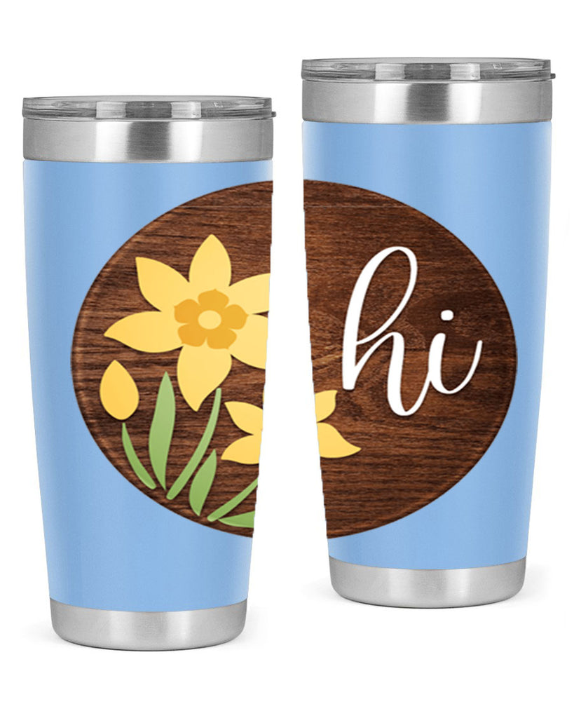 Hi daffodil flower Mockup235#- spring- Tumbler