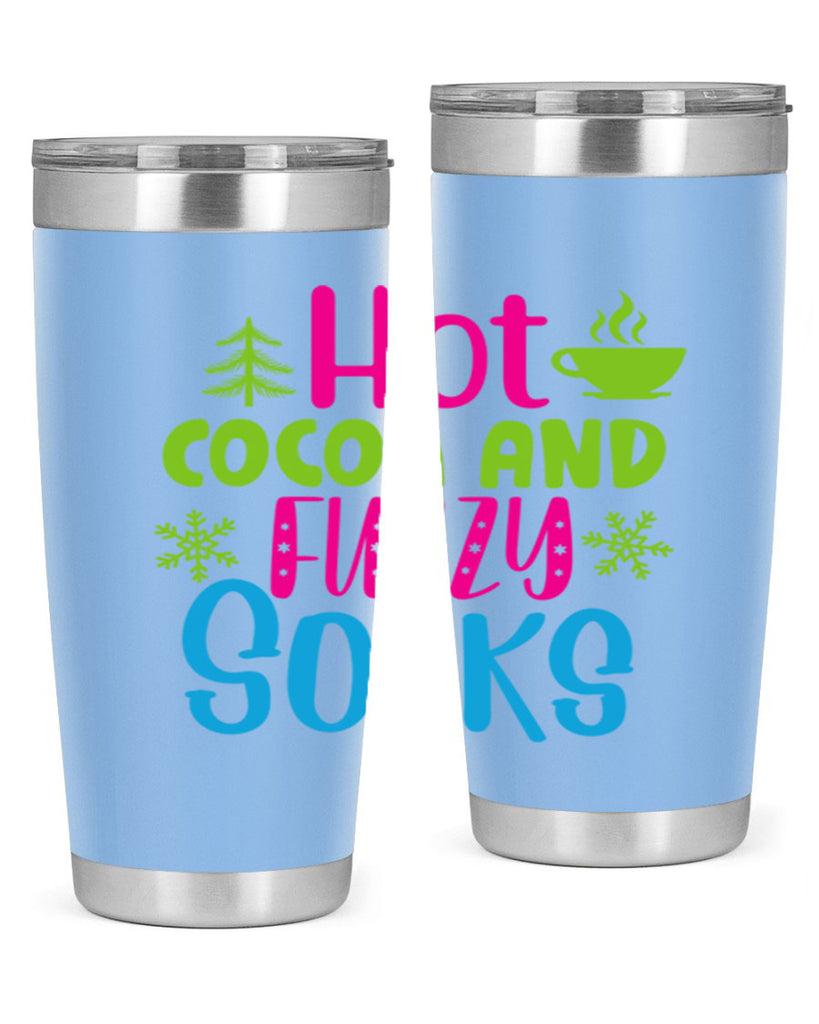 Hot Cocoa And Fuzzy Socks209#- winter- Tumbler