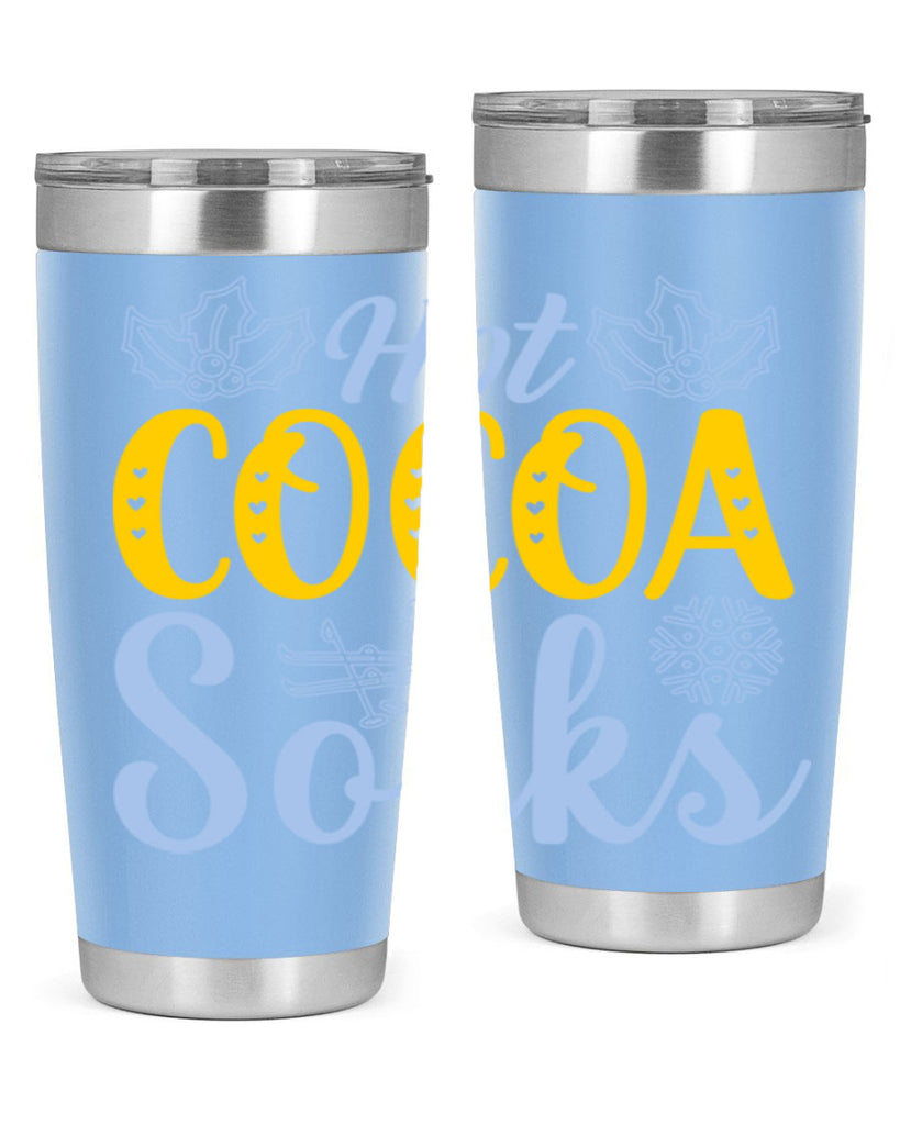 Hot cocoa socks211#- winter- Tumbler