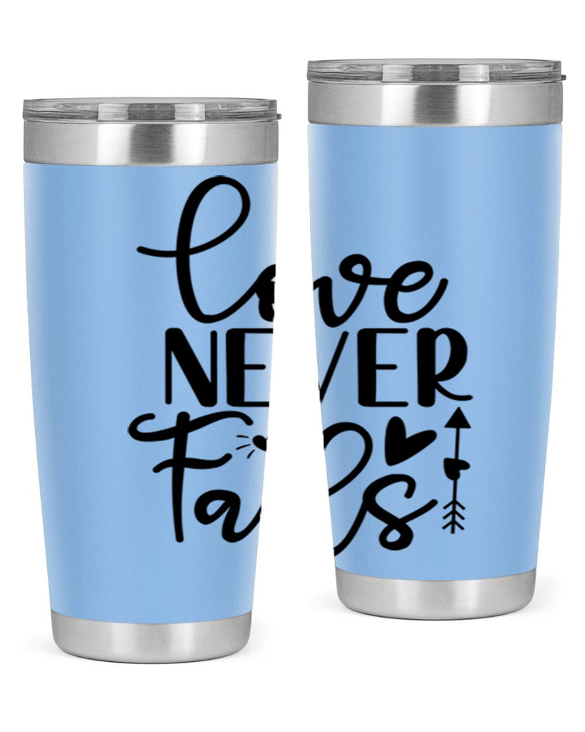 Love Never Fails 309#- winter- Tumbler