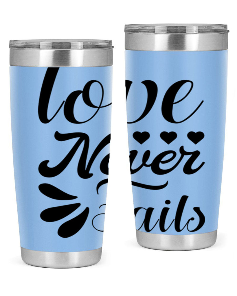 Love Never Fails 316#- winter- Tumbler