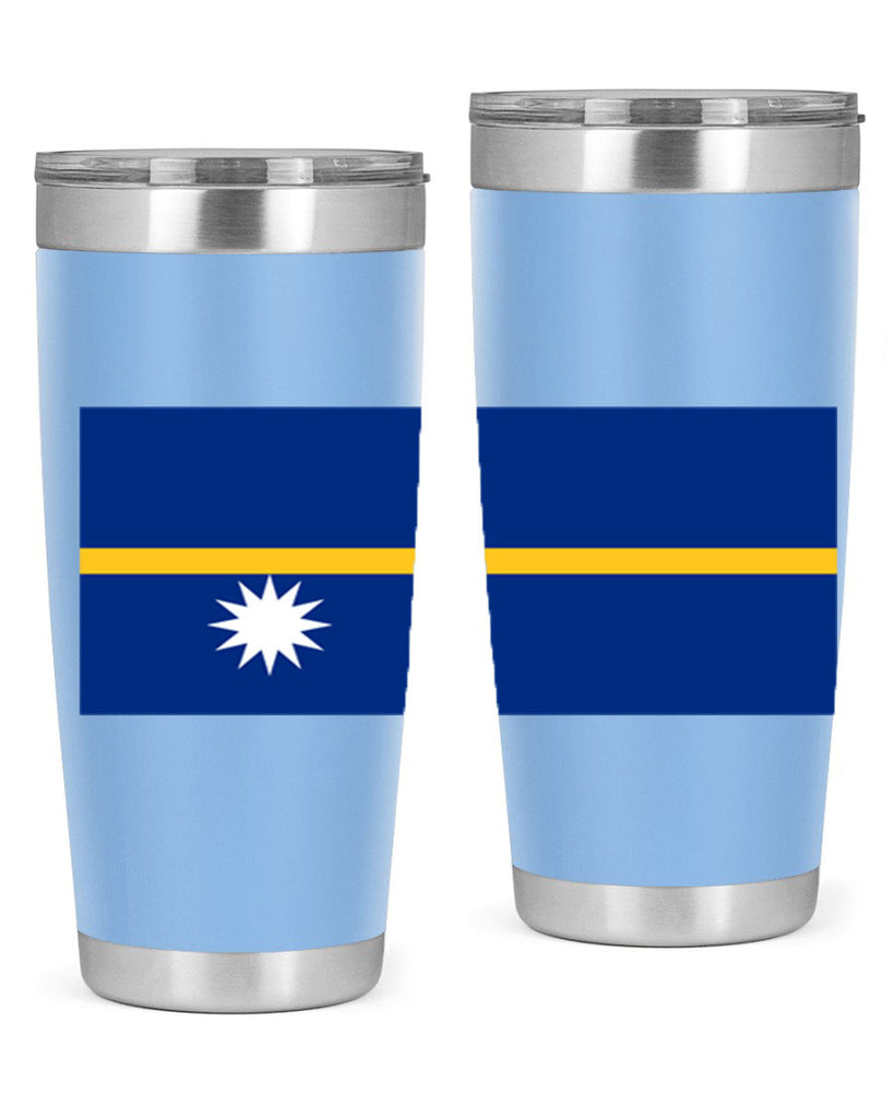 Nauru 77#- world flags- Tumbler