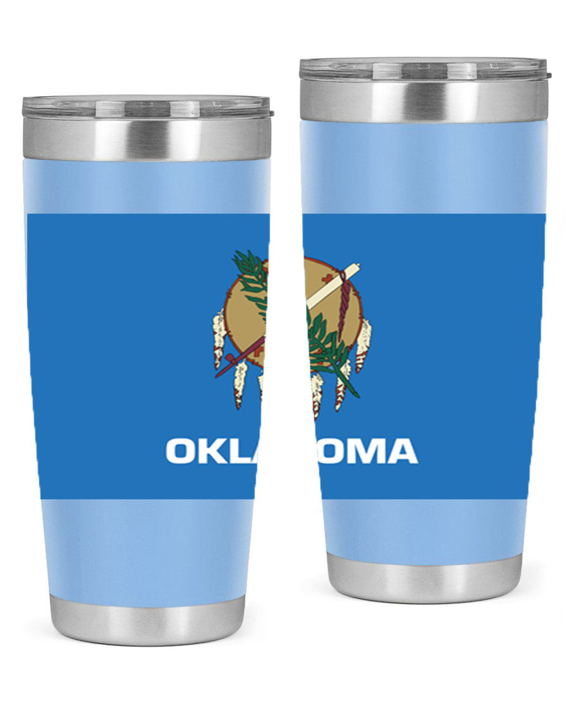 Oklahoma 16#- Us Flags- Tumbler