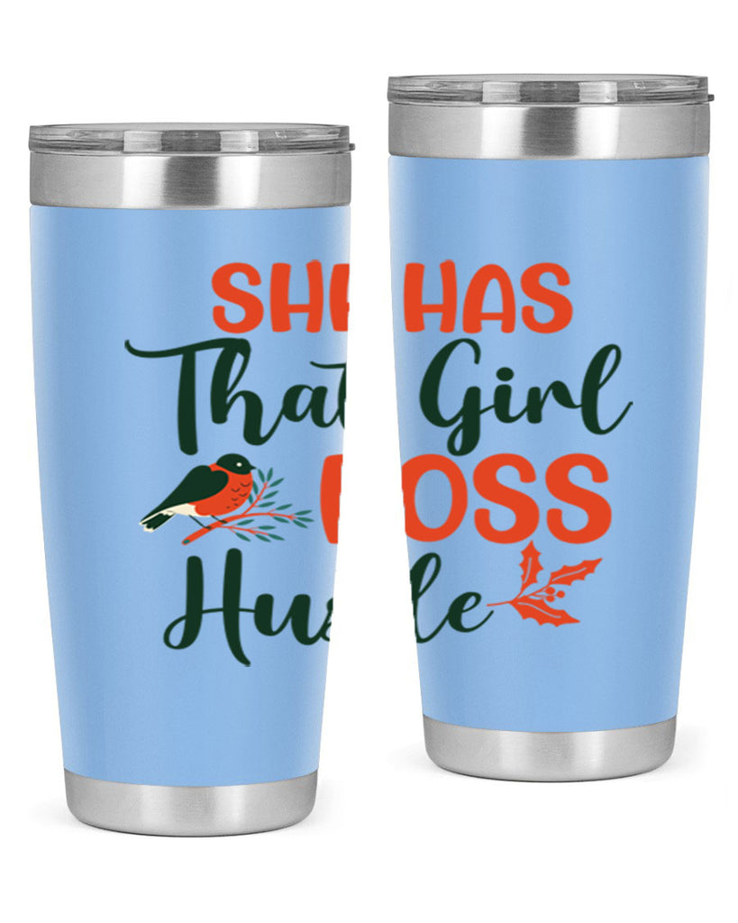 She Has That Girl Boss Hustle 363#- winter- Tumbler