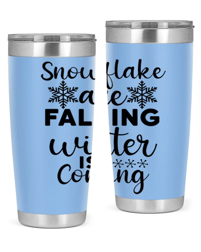 Snowflake Are Falling Winter Is 375#- winter- Tumbler