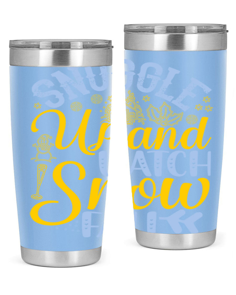Snuggle up and watch snow fall385#- winter- Tumbler