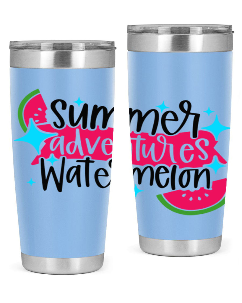 Summer Adventures Watermelon Style 23#- summer- Tumbler