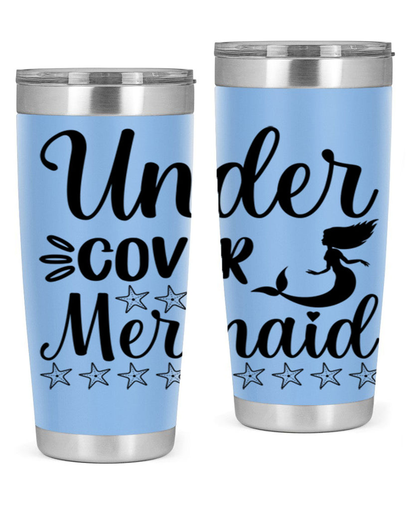 Under cover mermaid 650#- mermaid- Tumbler